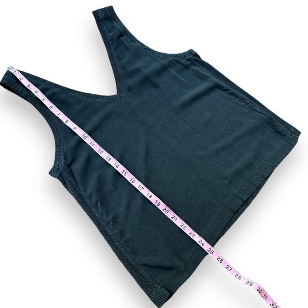 New Splendid Zinnia Viscose Double V-Neck Tank in Lead | Size Large - Picture 14 of 16